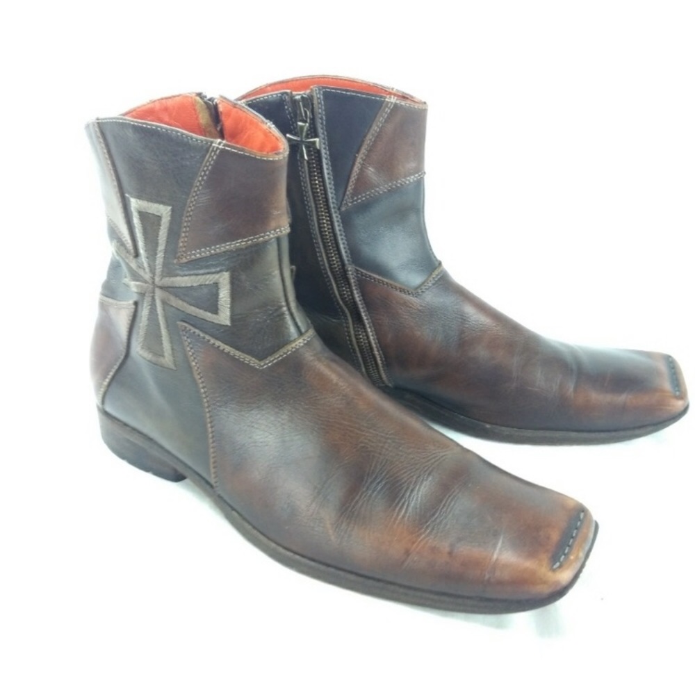 Mark Nason 67237 Men size 11.5 Zip boots 28-15